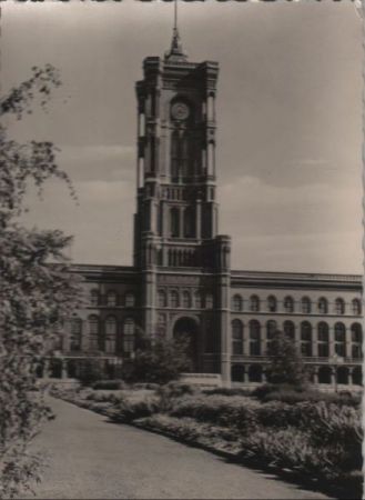 Berlin-Mitte, Rotes Rathaus - ca. 1960 Berlin-Mitte, Rotes Rathaus - ca. 1960