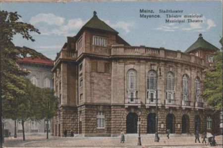 Mainz - Stadttheater - ca. 1925 Mainz - Stadttheater - ca. 1925
