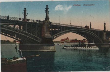Mainz - Rheinpartie - ca. 1925 Mainz - Rheinpartie - ca. 1925