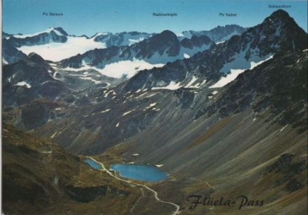 Schweiz - Flüelatal - Hozpiz gegen Piz Sarsua - ca. 1995 Schweiz - Flüelatal - Hozpiz gegen Piz Sarsua - ca. 1995