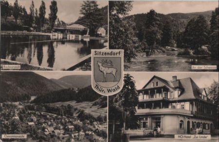 Sitzendorf - u.a. Gesamtansicht - 1959 Sitzendorf - u.a. Gesamtansicht - 1959