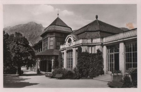 Bad Reichenhall - Wandelhalle und Gradierhaus - ca. 1960 Bad Reichenhall - Wandelhalle und Gradierhaus - ca. 1960