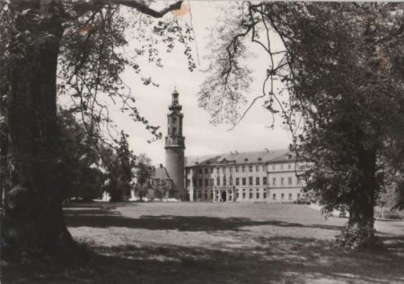 Weimar - Bastille mit Schloß - 1983 Weimar - Bastille mit Schloß - 1983