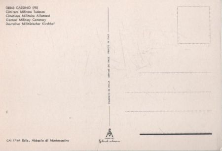 Cassino - Italien - Deutscher Militärischer Kirchhof Cassino - Italien - Deutscher Militärischer Kirchhof