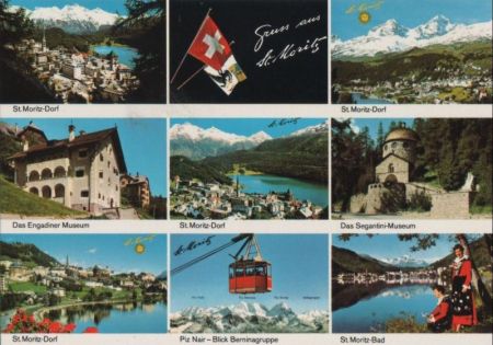 Schweiz - St. Moritz - u.a. Dorf - ca. 1980 Schweiz - St. Moritz - u.a. Dorf - ca. 1980