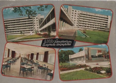 Bayreuth - Herzoghöhe, LVA-Sanatorium - 1965 Bayreuth - Herzoghöhe, LVA-Sanatorium - 1965