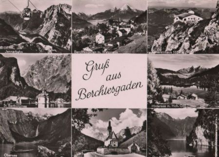 Berchtesgaden - u.a. Der Königssee - ca. 1965 Berchtesgaden - u.a. Der Königssee - ca. 1965
