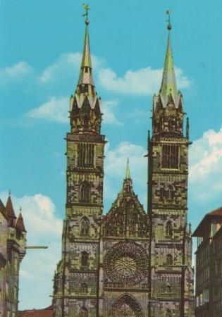 Nürnberg - Lorenzkirche - ca. 1975 Nürnberg - Lorenzkirche - ca. 1975