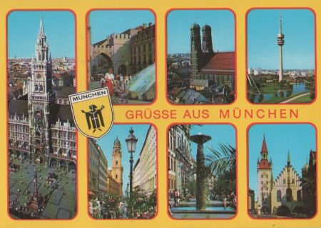 München - mit 7 Bildern - ca. 1980 München - mit 7 Bildern - ca. 1980