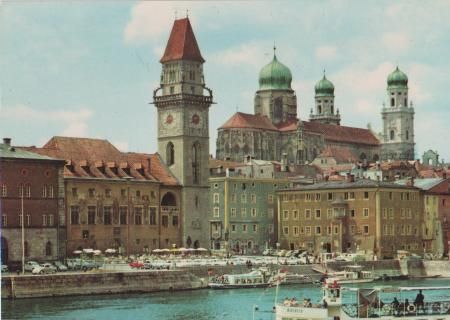 Passau - Partie an der Donau - ca. 1975 Passau - Partie an der Donau - ca. 1975
