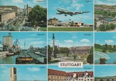 Stuttgart - 9 Bilder - ca. 1965 Stuttgart - 9 Bilder - ca. 1965