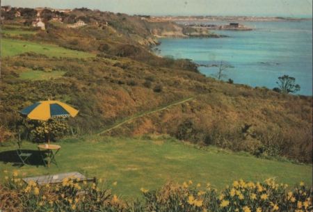 Großbritannien - Guernsey - St. Peter Port from Jerbourg - 1973 Großbritannien - Guernsey - St. Peter Port from Jerbourg - 1973