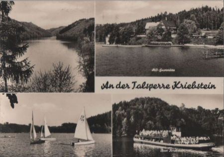 Kriebstein - u.a. HO-Gaststätte - 1969 Kriebstein - u.a. HO-Gaststätte - 1969