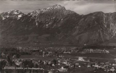 Bayerisch Gmain - mit Stauffengebirge - 1959 Bayerisch Gmain - mit Stauffengebirge - 1959