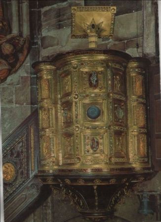 Aachen - Dom, Evangelienkanzel - ca. 1980 Aachen - Dom, Evangelienkanzel - ca. 1980