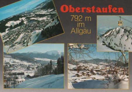 Oberstaufen - mit 4 Bildern - 1990 Oberstaufen - mit 4 Bildern - 1990