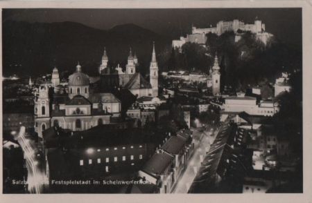 Österreich - Salzburg - im Scheinwerferlicht - ca. 1935 Österreich - Salzburg - im Scheinwerferlicht - ca. 1935
