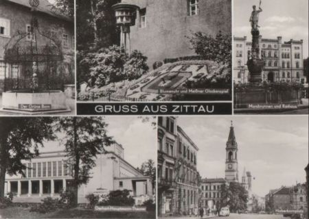 Zittau - u.a. Gerhart-Hauptmann-Theater - 1977 Zittau - u.a. Gerhart-Hauptmann-Theater - 1977