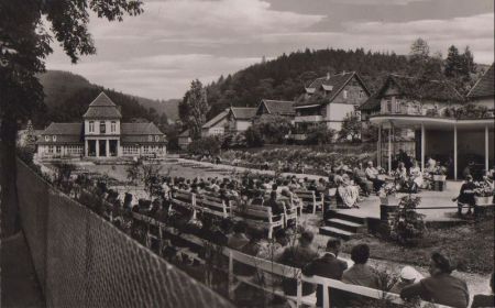 Bad Grund - Kurpark mit Badehaus - 1958 Bad Grund - Kurpark mit Badehaus - 1958