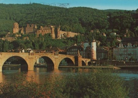 Heidelberg - Schloß und Alte Brücke - 1990 Heidelberg - Schloß und Alte Brücke - 1990