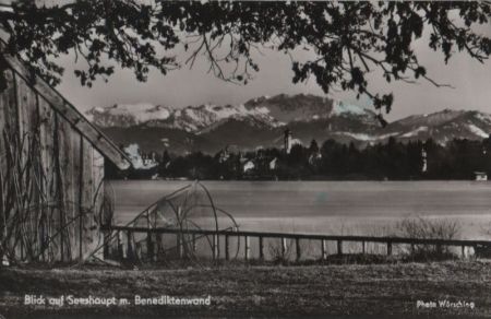 Seeshaupt - mit Benediktenwand - 1951 Seeshaupt - mit Benediktenwand - 1951