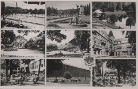 Bad Rothenfelde - u.a. Solefreibad - ca. 1960 Bad Rothenfelde - u.a. Solefreibad - ca. 1960