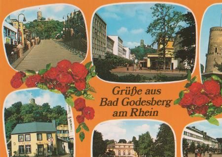 Bonn - Grüße aus Bad Godesberg am Rhein - ca. 1985 Bonn - Grüße aus Bad Godesberg am Rhein - ca. 1985