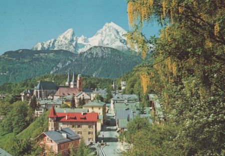 Berchtesgaden - mit Watzmann - 1978 Berchtesgaden - mit Watzmann - 1978