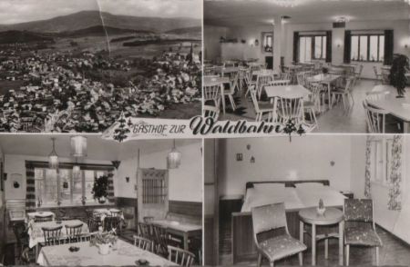 Zwiesel - Gasthof zur Waldbahn - 1961 Zwiesel - Gasthof zur Waldbahn - 1961