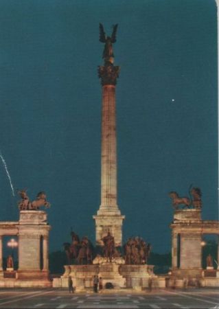 Ungarn - Budapest - Milleniumi emlekmü - ca. 1975 Ungarn - Budapest - Milleniumi emlekmü - ca. 1975