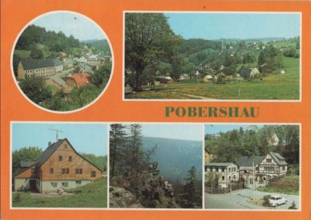 Pobershau - u.a. Huthaus am Schaubergwerk - ca. 1985 Pobershau - u.a. Huthaus am Schaubergwerk - ca. 1985