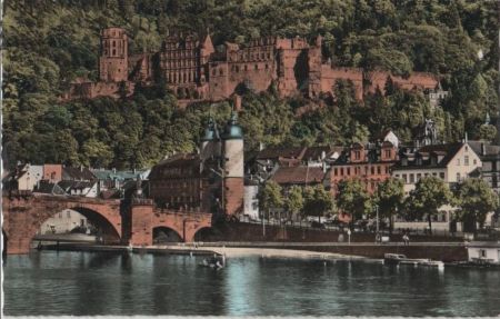 Heidelberg - Schloß und Brücke - 1965 Heidelberg - Schloß und Brücke - 1965