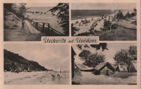 Ückeritz - 4 Teilbilder - 1962 Ückeritz - 4 Teilbilder - 1962