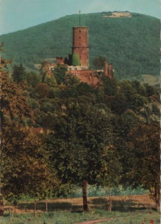 Bonn-Bad Godesberg - Godesburg mit Petersberg - ca. 1980 Bonn-Bad Godesberg - Godesburg mit Petersberg - ca. 1980