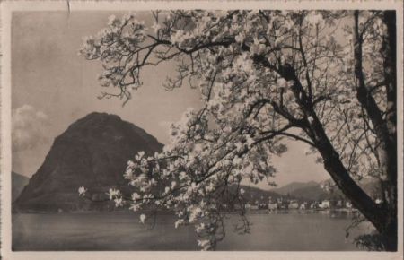 Schweiz - Lago di Lugano - col Monte S. Salvatore - 1940 Schweiz - Lago di Lugano - col Monte S. Salvatore - 1940