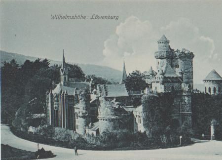 Kassel Wilhelmshöhe Löwenburg - ca. 1945 Kassel Wilhelmshöhe Löwenburg - ca. 1945