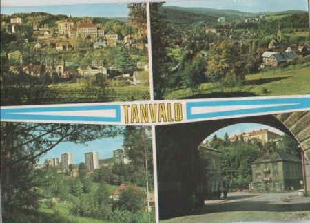 Tschechien - Tanvald - mit 4 Bildern - 1977 Tschechien - Tanvald - mit 4 Bildern - 1977