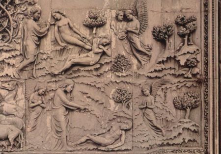 Italien - Orvieto - Duome - Particolare l Pilastro - 1978 Italien - Orvieto - Duome - Particolare l Pilastro - 1978