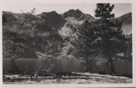 Österreich - Bösenstein - mit Großem Scheiblsee - ca. 1955 Österreich - Bösenstein - mit Großem Scheiblsee - ca. 1955
