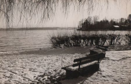 Sitzbank am See - 1961 Sitzbank am See - 1961