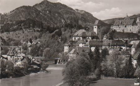 Füssen mit Forggensee - ca. 1955 Füssen mit Forggensee - ca. 1955