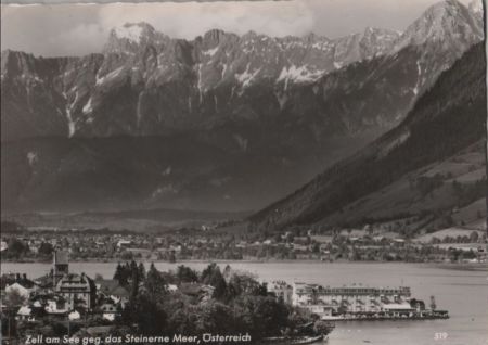 Österreich - Zell am See - gegen das Steinerne Meer - 1957 Österreich - Zell am See - gegen das Steinerne Meer - 1957
