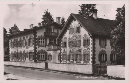 Oberammergau - Hänsel- und Gretelheim - ca. 1960 Oberammergau - Hänsel- und Gretelheim - ca. 1960
