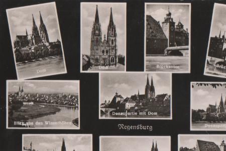 Regensburg u.a. Brückentor - ca. 1955 Regensburg u.a. Brückentor - ca. 1955
