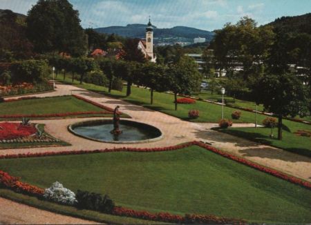 Bad Brückenau - Blick vom Fürstenhof - 1978 Bad Brückenau - Blick vom Fürstenhof - 1978