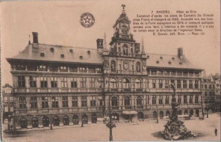 Belgien - Anvers - Antwerpen - Hotel de Ville - ca. 1935 Belgien - Anvers - Antwerpen - Hotel de Ville - ca. 1935