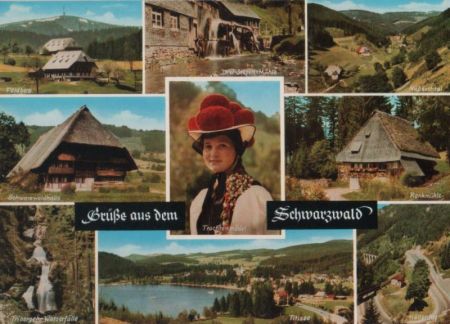 Schwarzwald - 9 Teilbilder - ca. 1975 Schwarzwald - 9 Teilbilder - ca. 1975