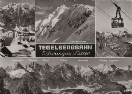 Schwangau - Tegelbergbahn - 1969 Schwangau - Tegelbergbahn - 1969