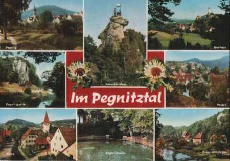 Pegnitz - u.a. Partie im Tal - 1973 Pegnitz - u.a. Partie im Tal - 1973