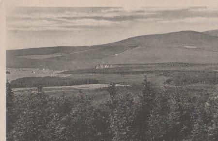 Schierke - Hohegeiss - Blick v. Ebersberg - ca. 1955 Schierke - Hohegeiss - Blick v. Ebersberg - ca. 1955